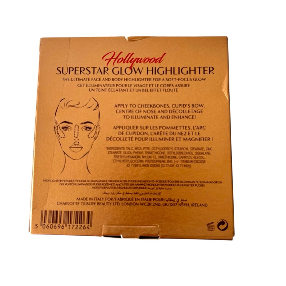NWT Charlotte Tilbury Hollywood Superstar Glow Highlighter - Limited Edition - Picture 3 of 10